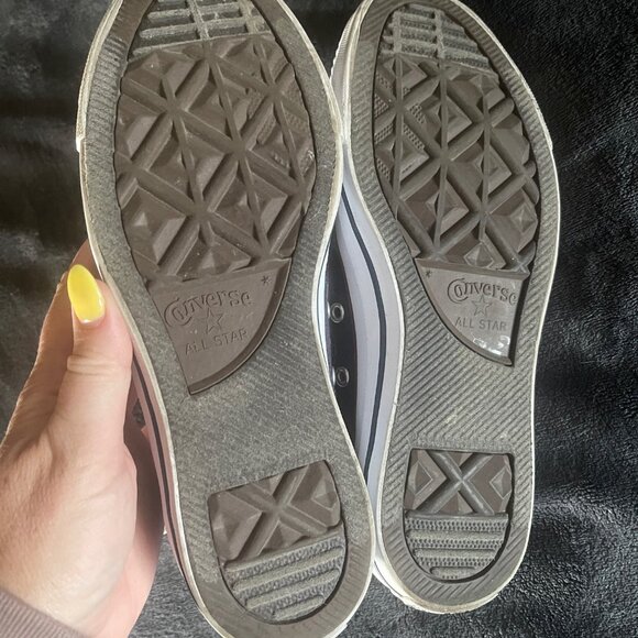 Converse Chuck Taylor All Star Low Tops Navy with Striped Double Tongue size 7 - Picture 6 of 6